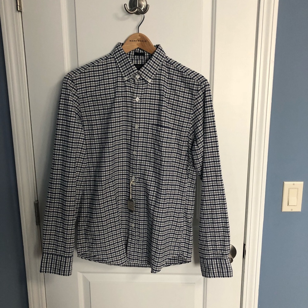 Plaid J. Crew Button Down